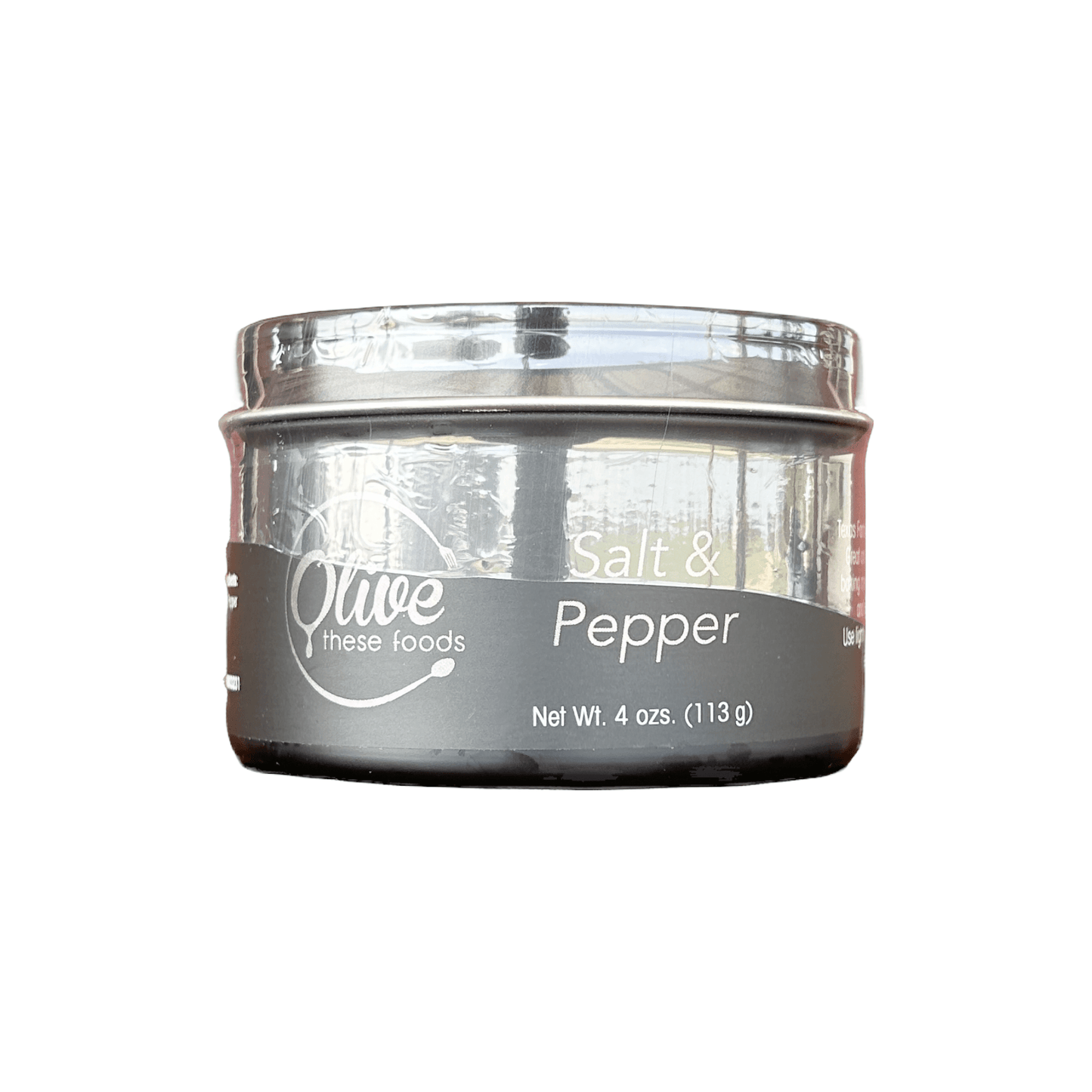 Salt & Pepper (4 oz / 113 g) by Olive These Foods – small - batch Salt & Pepper Mix