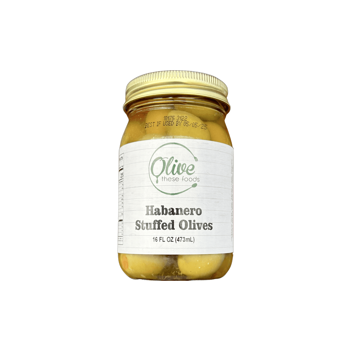 Stuffed Olives: Habanero (16 FL OZ / 473 mL) by Olive These Foods – small - batch Olives