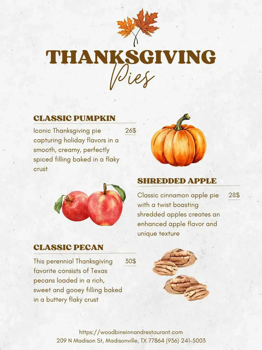 A Thanksgiving Collaboration: Olive These Foods × Woodbine Inn and Restaurant - Olive These Foods