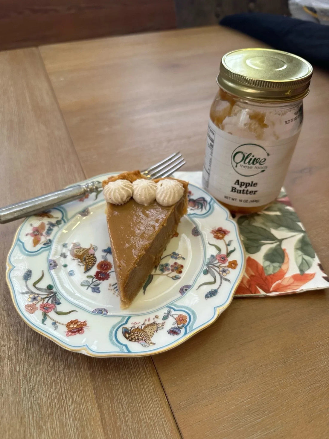 Best Apple Butter Pie Recipe (Made with Olive These Foods Apple Butter) - Olive These Foods