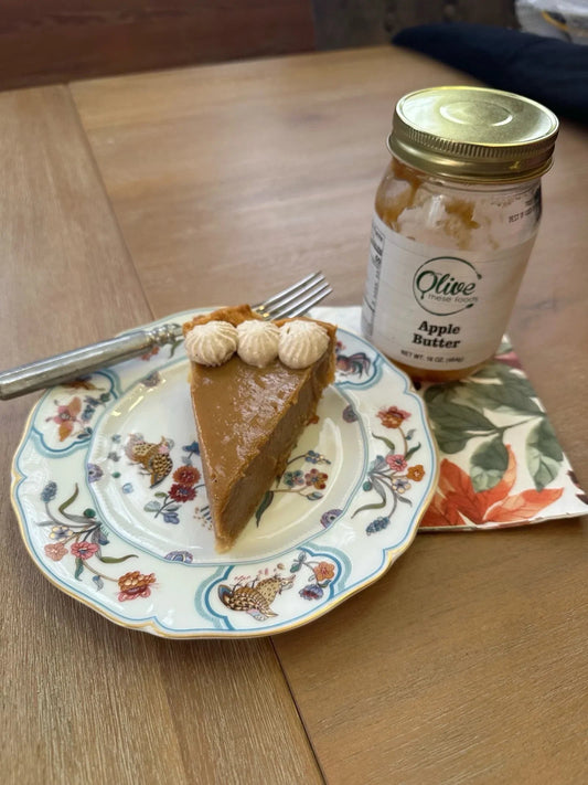 Best Apple Butter Pie Recipe (Made with Olive These Foods Apple Butter) - Olive These Foods