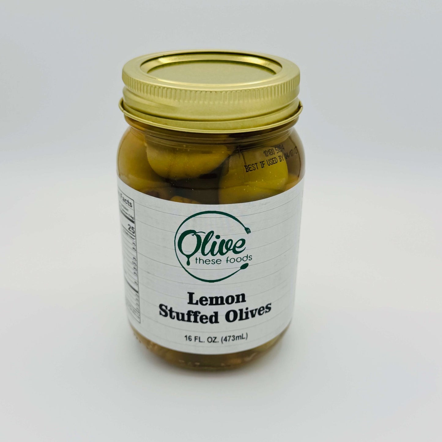 Lemon Stuffed Olives by Olive These Foods – small - batch /olives