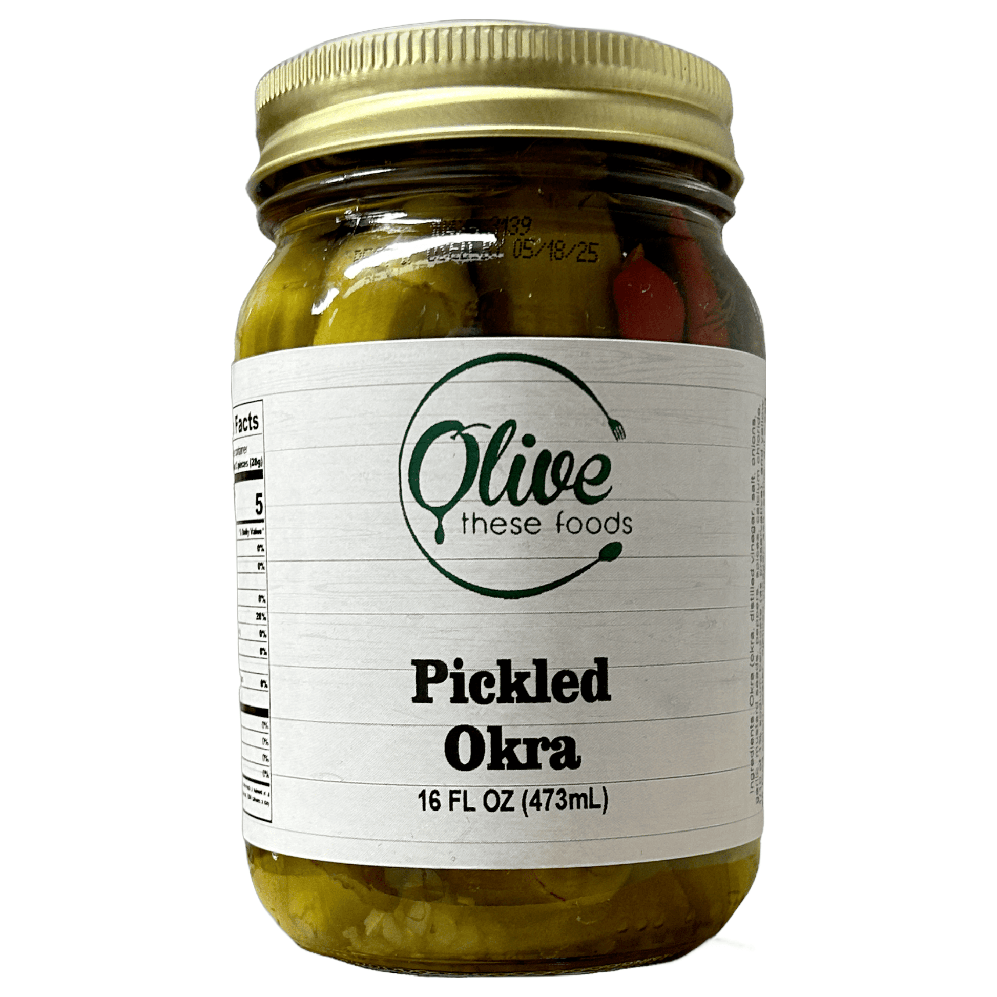 Pickled Okra by Olive These Foods – small - batch Pickled Vegetables