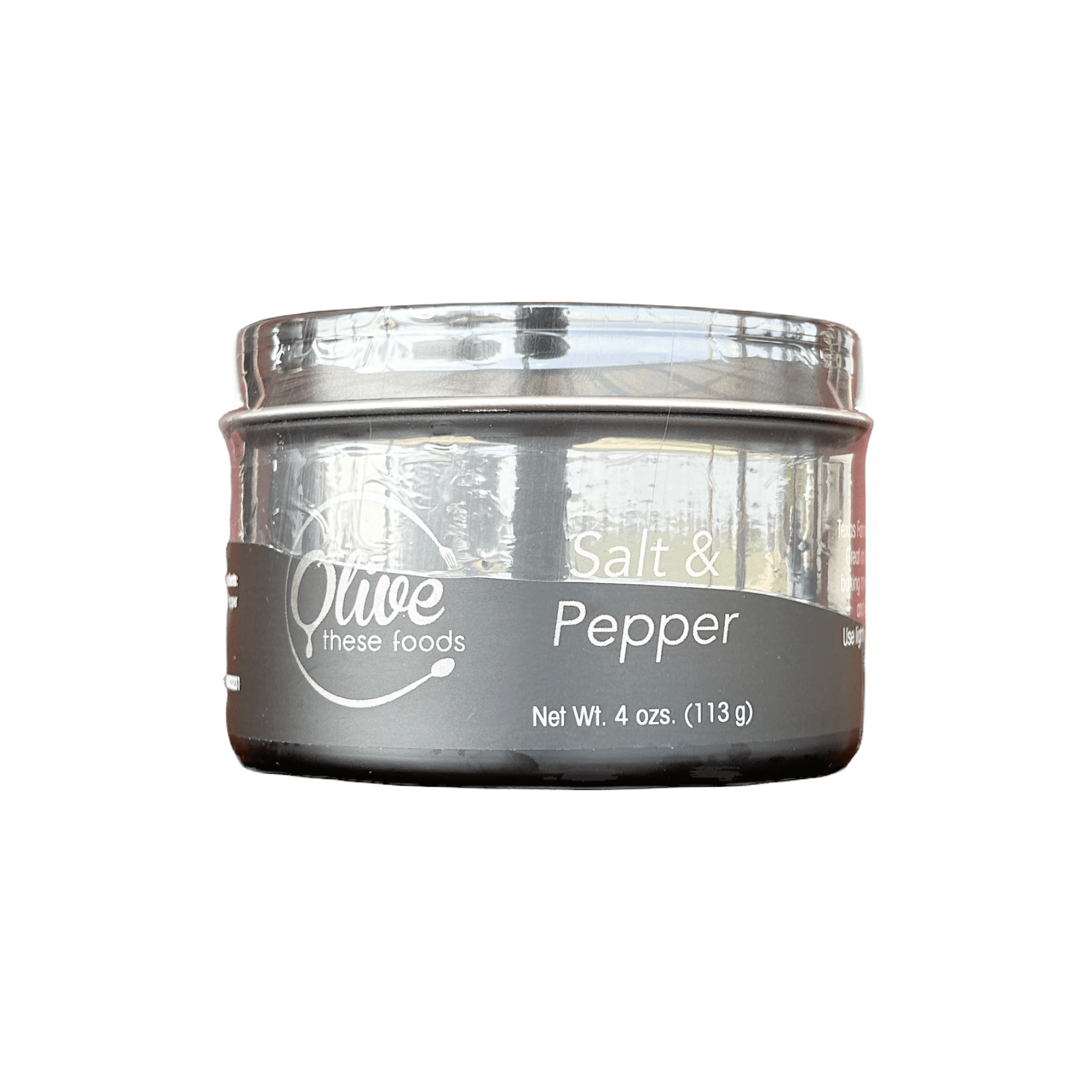 Salt & Pepper (4 oz / 113 g) by Olive These Foods – small - batch Salt & Pepper Mix