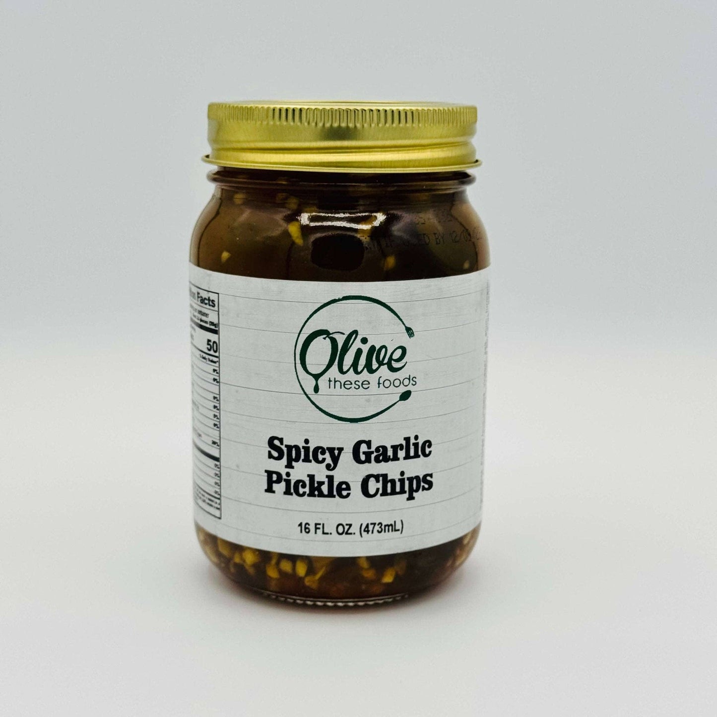 Spicy Garlic Pickle Chips by Olive These Foods – small - batch Pickled Vegetables
