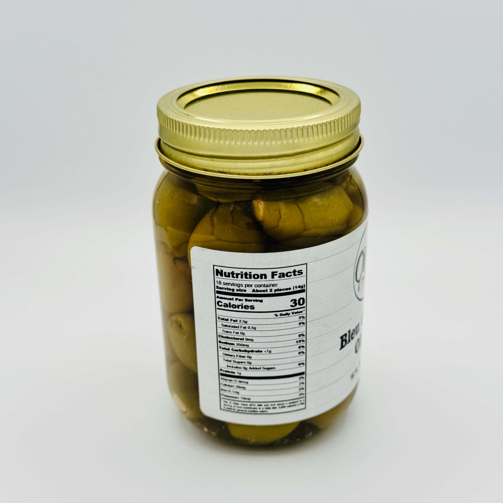 Stuffed Olives: Bleu Cheese (16 FL OZ /473 mL) by Olive These Foods – small - batch /olives